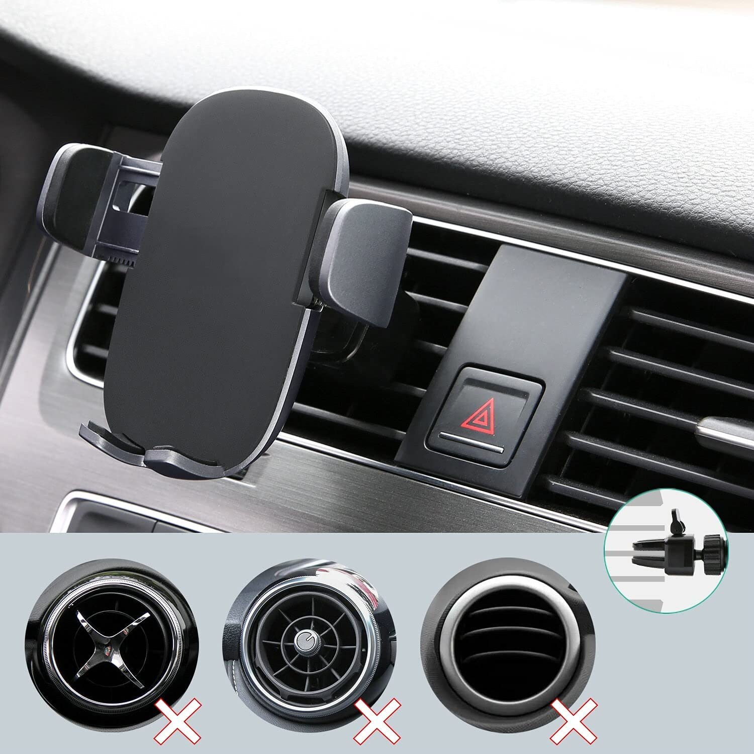AUKEY HD-C48, Air Vent Handyhalterung, Kompatibe