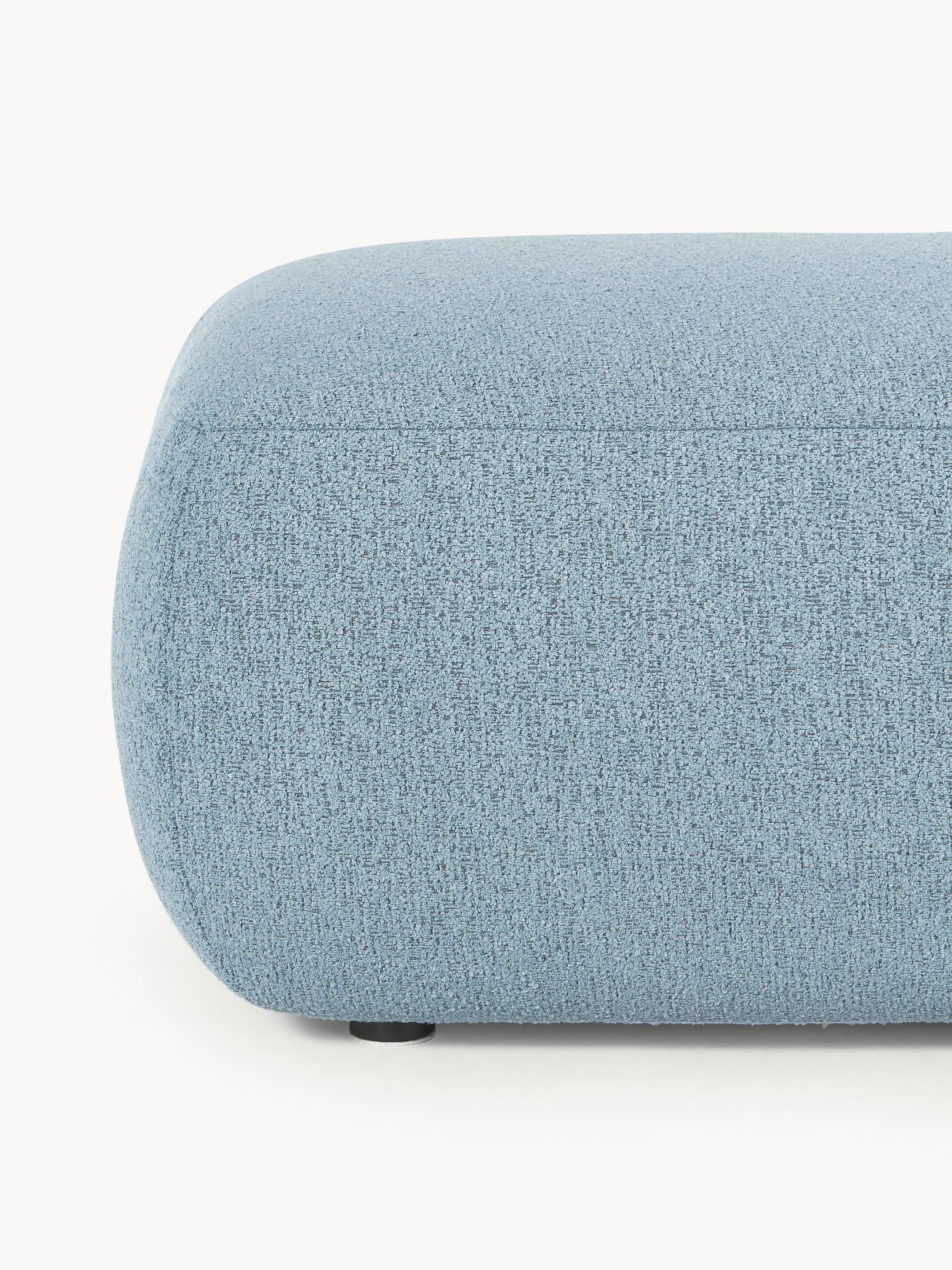 Modulaire XL chaise longue Sofia van bouclé stof