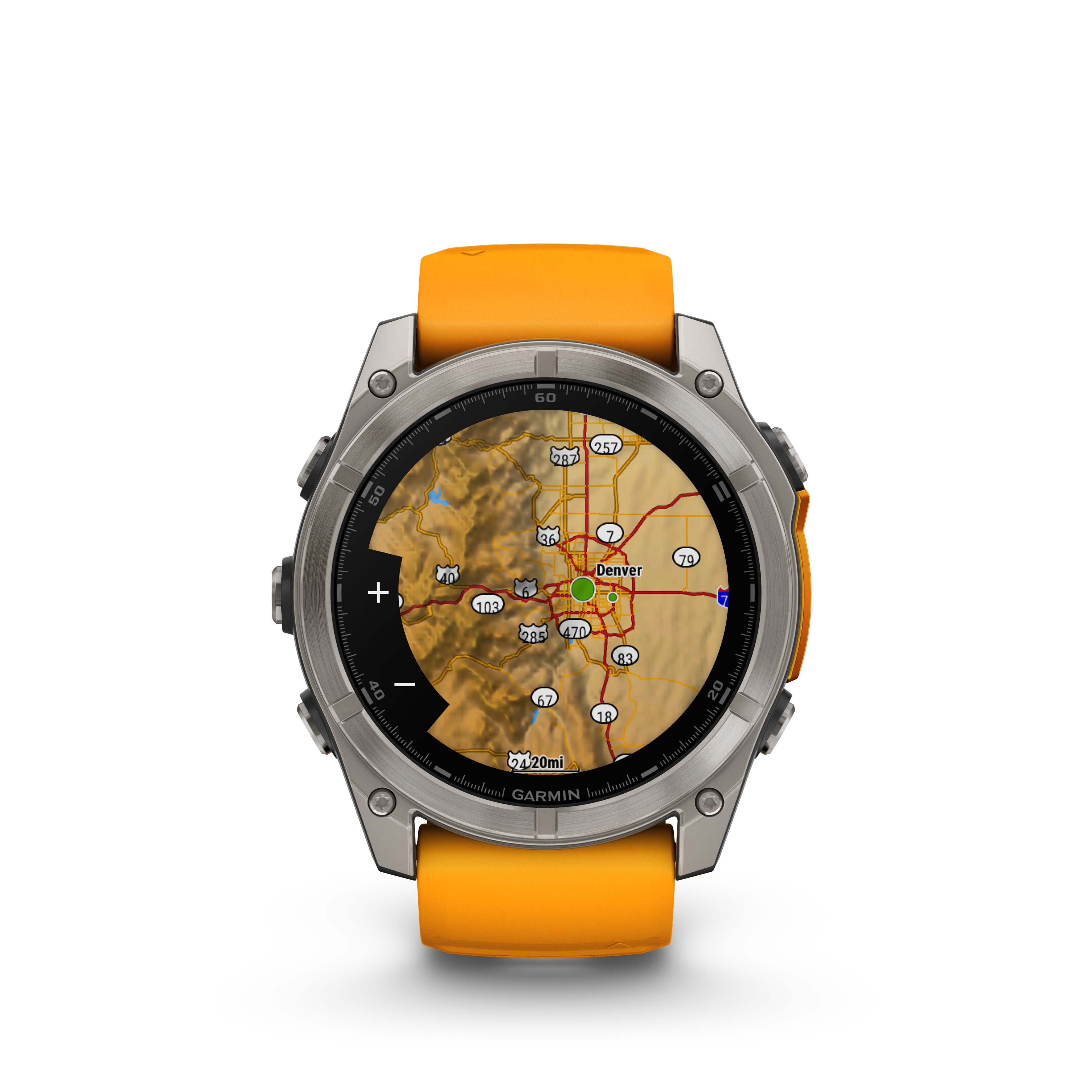 Garmin Fenix 8 51mm Amoled Sapphire Titan/Orange