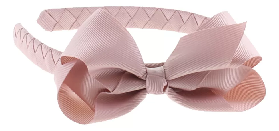 By Stær Hårbøjle Klassisk Stor Sløjfe - Antique Rose