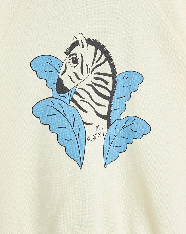 Sweatshirt ZEBRA in offwhite