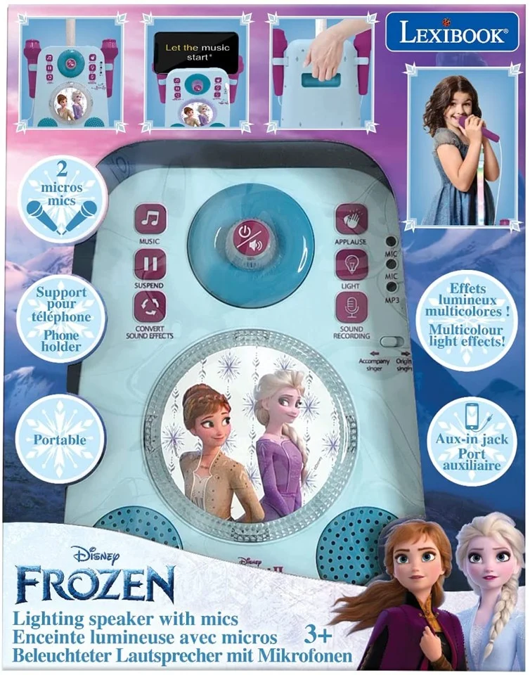 Lexibook - Disney Frost - Karaoke m. To Mikrofoner