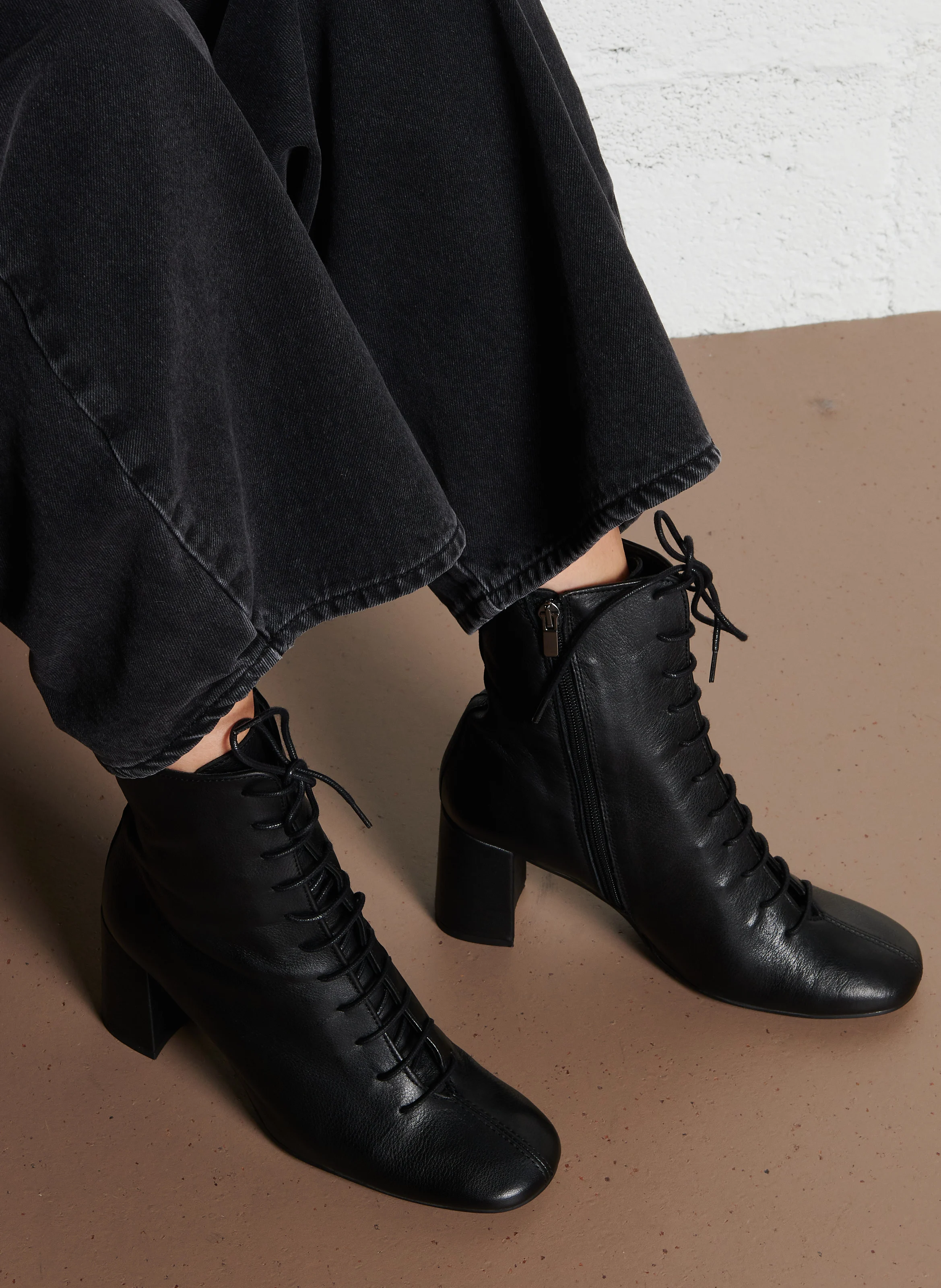 BOSE - Bottines en cuir | Noir