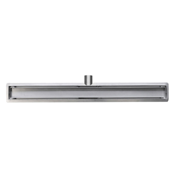 Marho Drip douchegoot met tegelrooster en flens 80 x 7 cm RVS