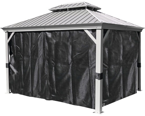 SOJAG Messina paviljoen 12x16 inclusief klamboe 473 x 353 cm champagne
