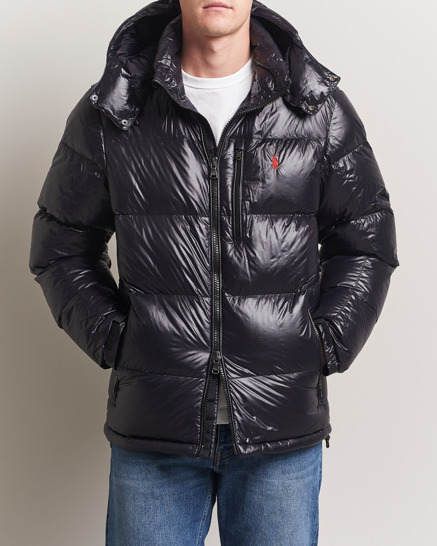 Polo Ralph Lauren Gorham Glossy Down Jacket Polo Black