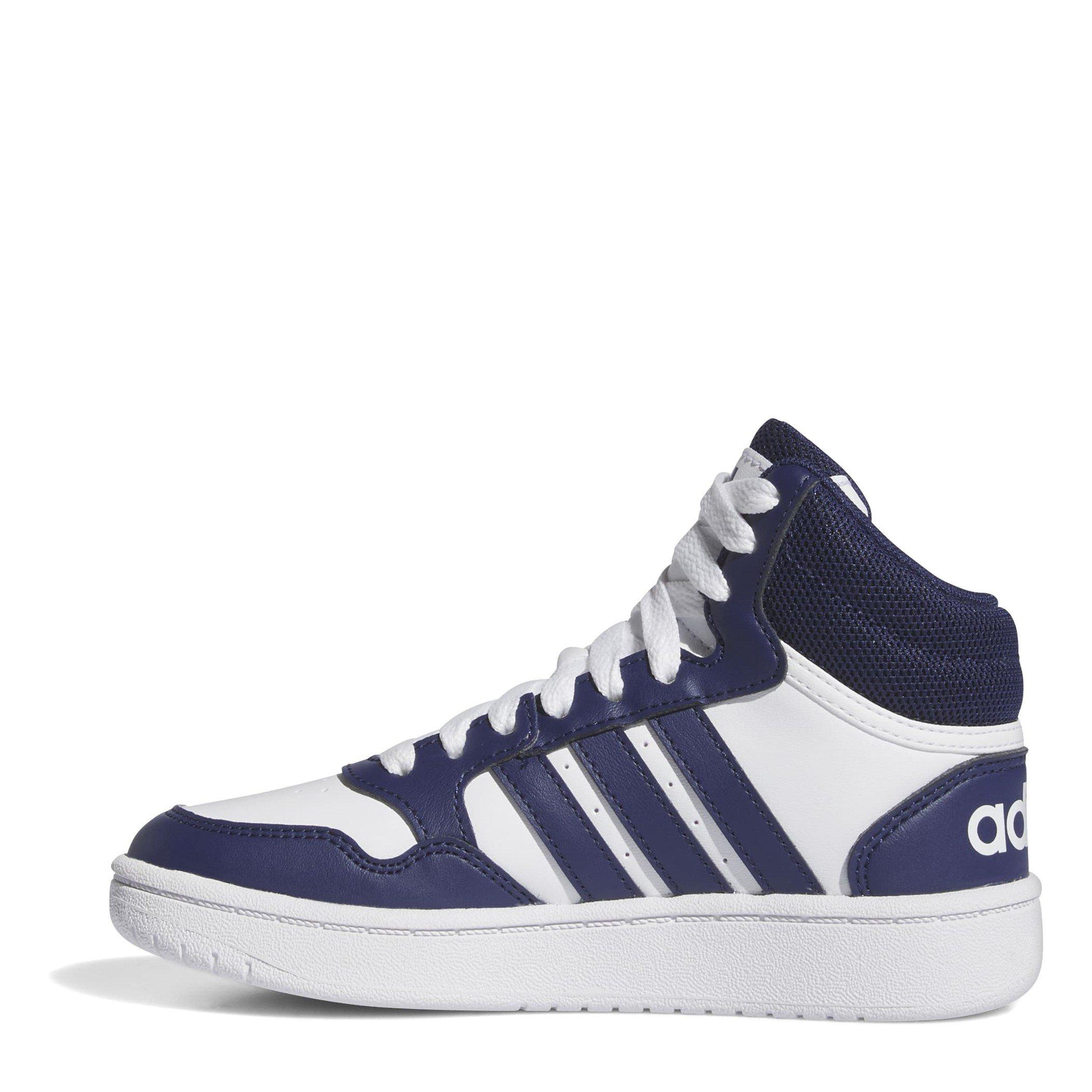 adidas Hoops Mid High Tops Junior Boys