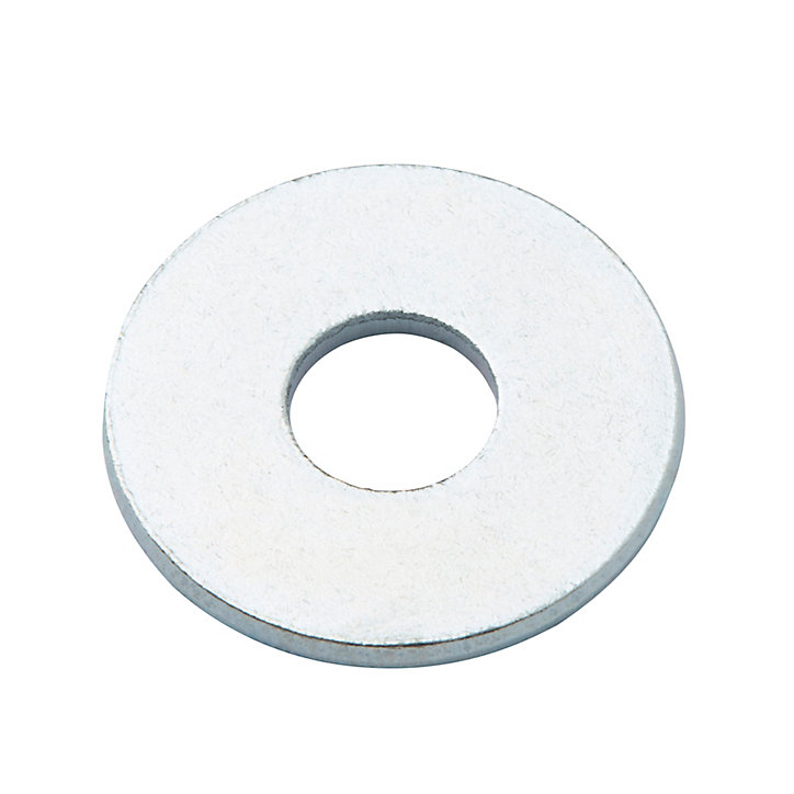 Rondelles plates larges en acier au carbone ø 8mm - 10 pièces