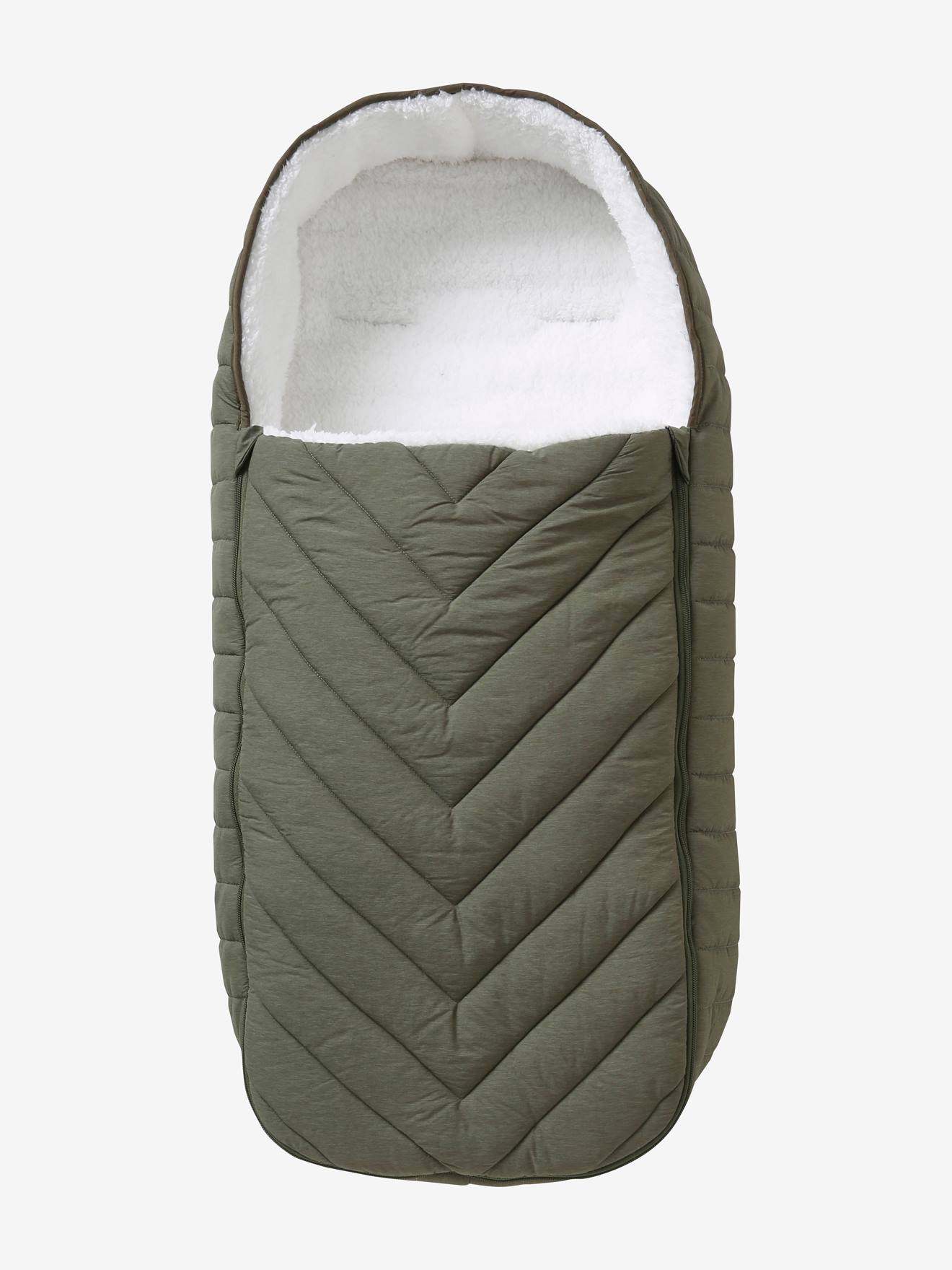 Jaqueta Chancelière estilo jaqueta acolchoada verde salgueiro