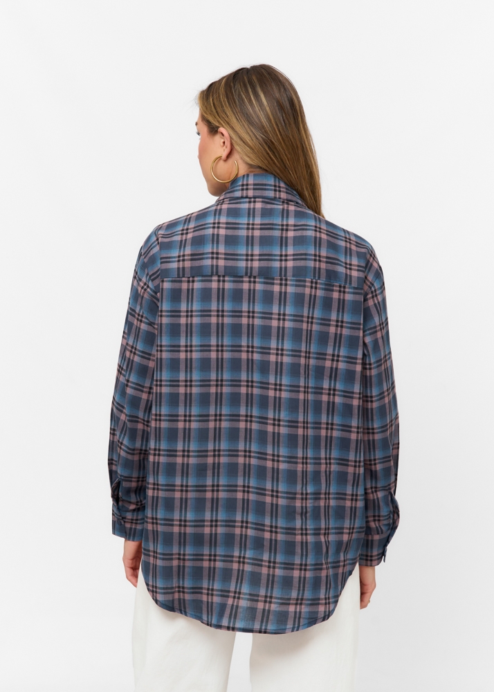 Romy blouse blauw