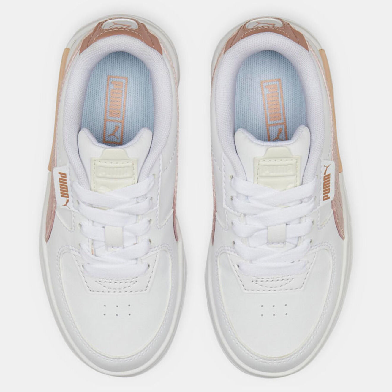 Puma Baskets en Cuir Cali Dream Shiny Pack blanc/rose