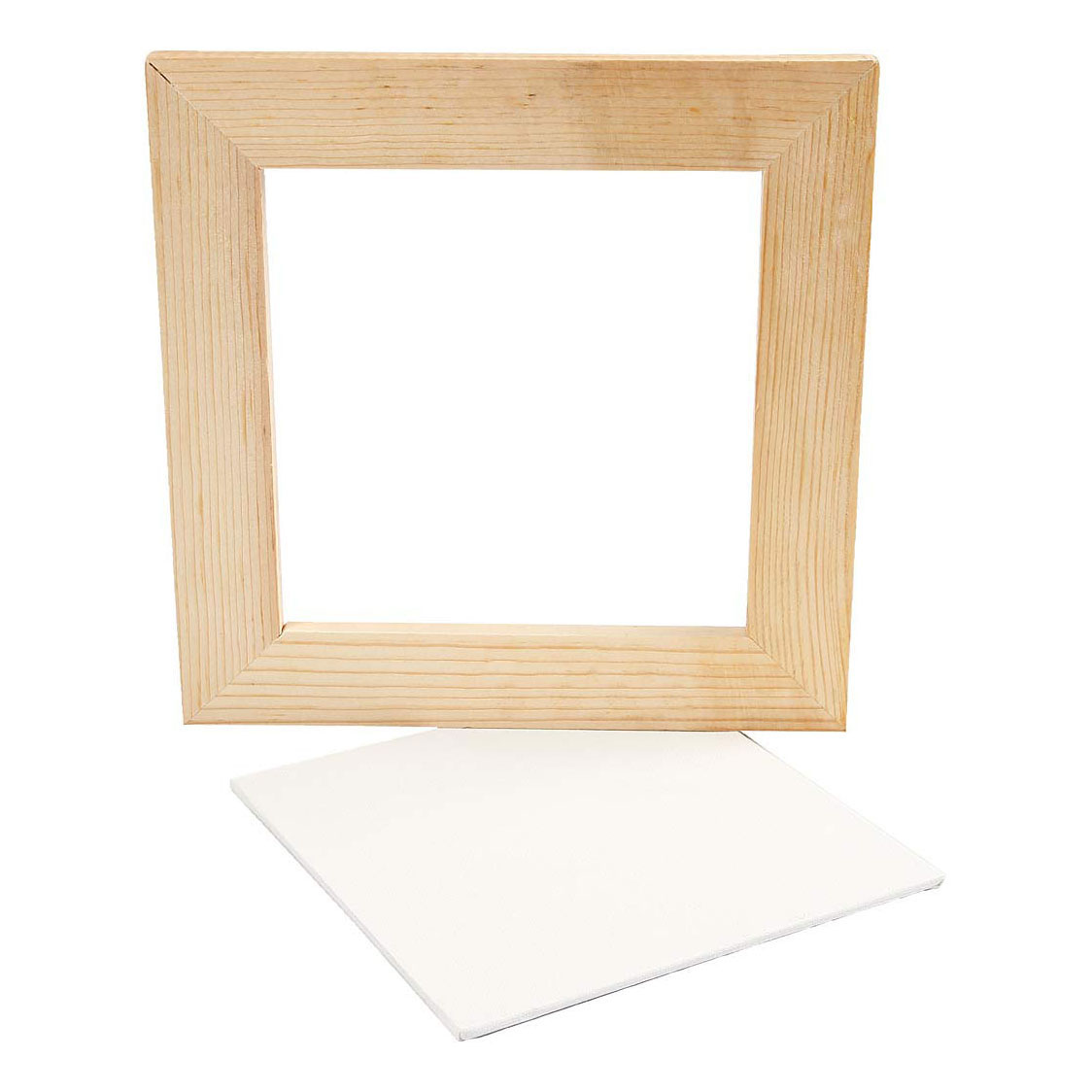 Canvas Paneel met Lijst, 20,8x20,8cm