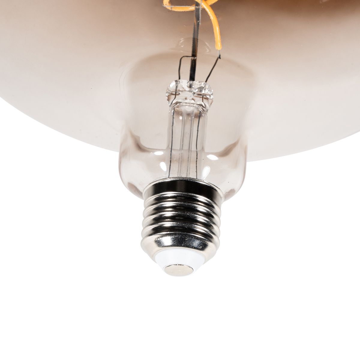 E27 dimbare LED lampen G220 bruin 4,9W 130 lm 1800K