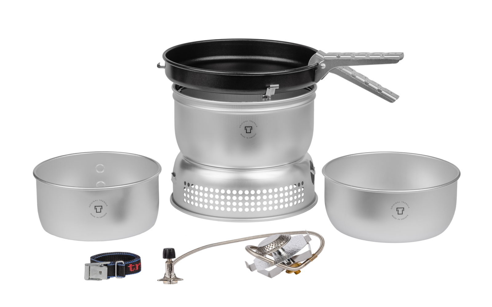 Trangia Trangiakök  25 - 9 UL Campingkochset 3- teilig mit Gasbrenner Set 1