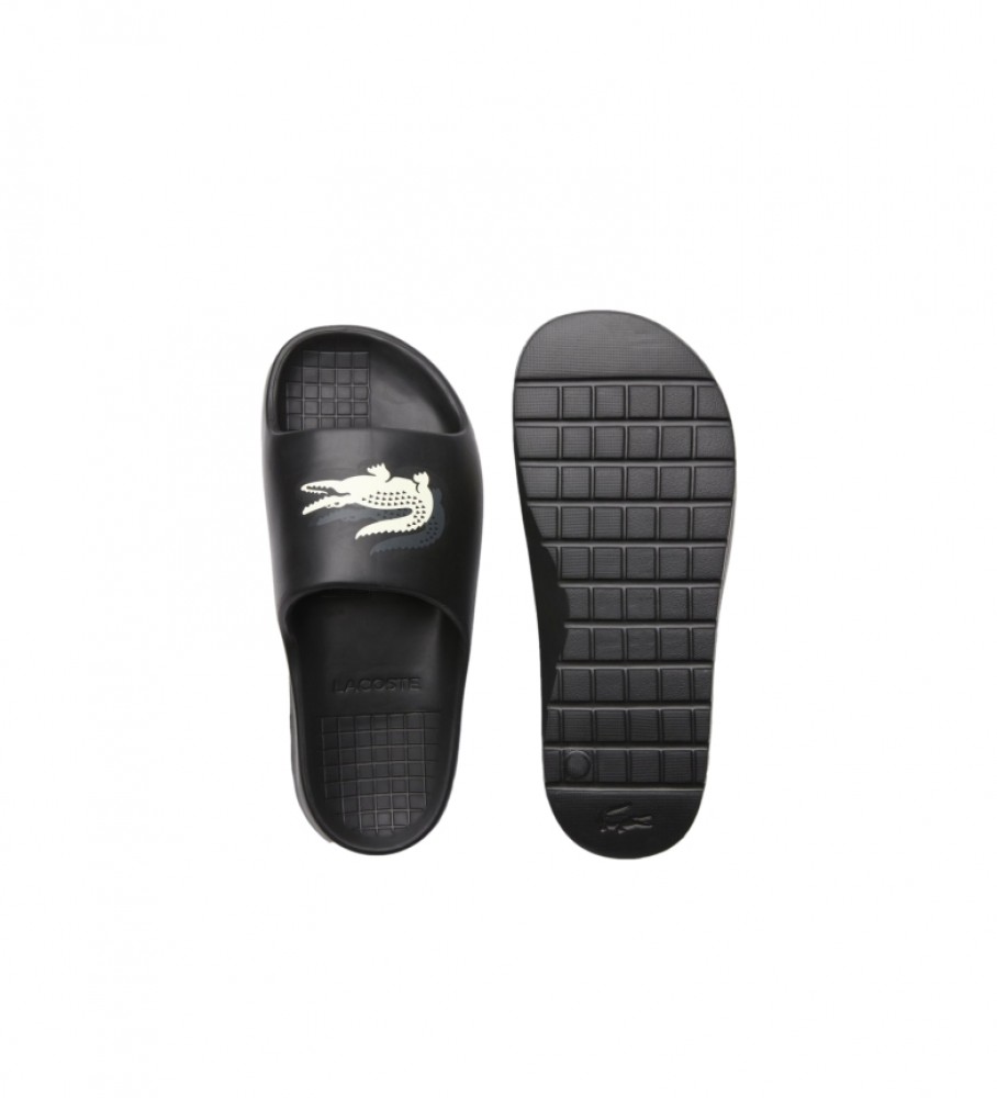 Chinelo Lacoste Serve Slide 2.0 preto