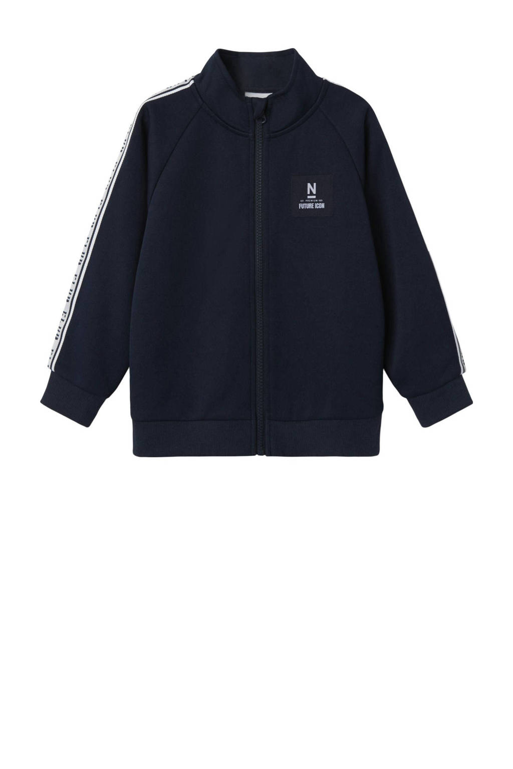 NAME IT sweatvest donkerblauw