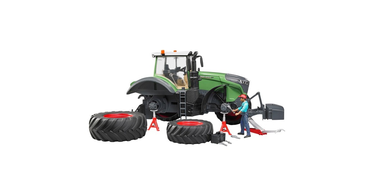 bruderFendt 1050 Vario incl. monteur en werkplaatsapparatuur Modelvoertuig  (04041)
