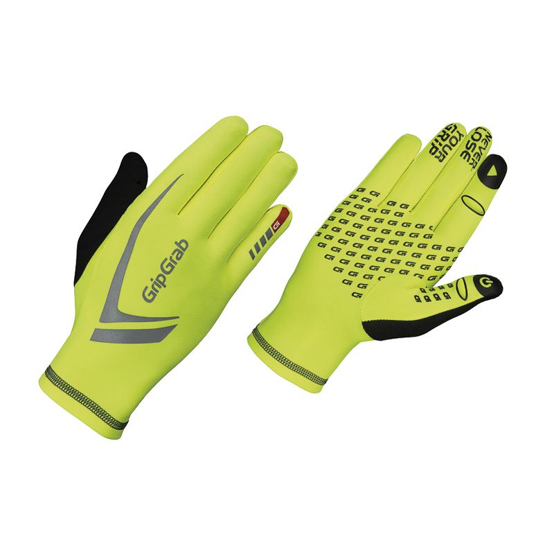 gripgrab hi vis running essentials 547 9004 fluo yellow