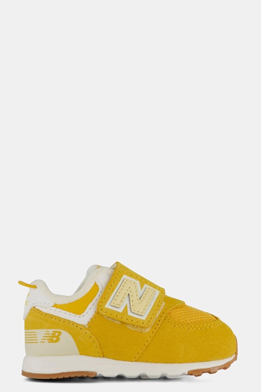 New Balance 574 Sneakers geel Leer