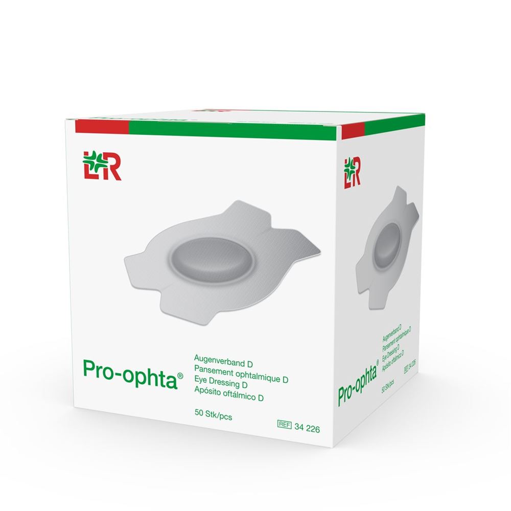 PRO OPHTA D Augenverband lichtdicht hautfarbig 50 Stk