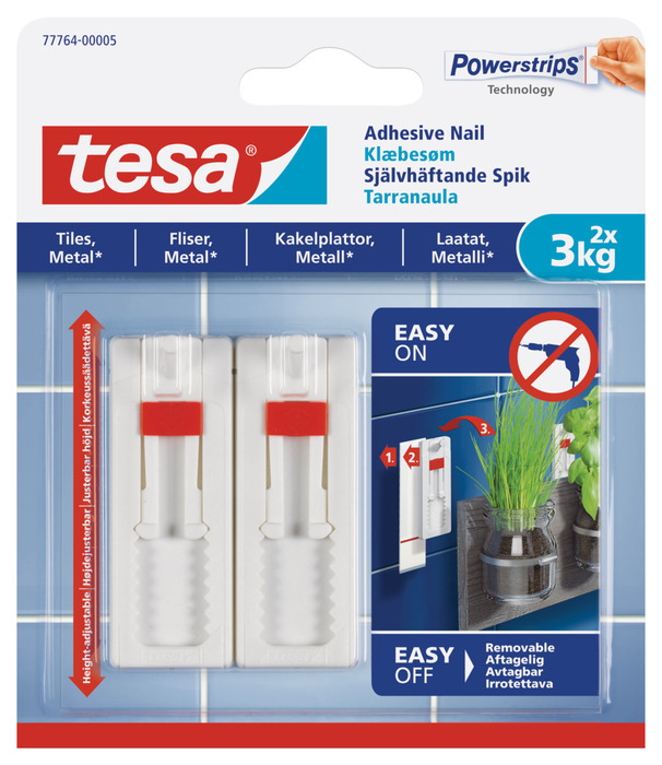 tesa® klæbesøm til fliser/metal 3 kg 2 stk.