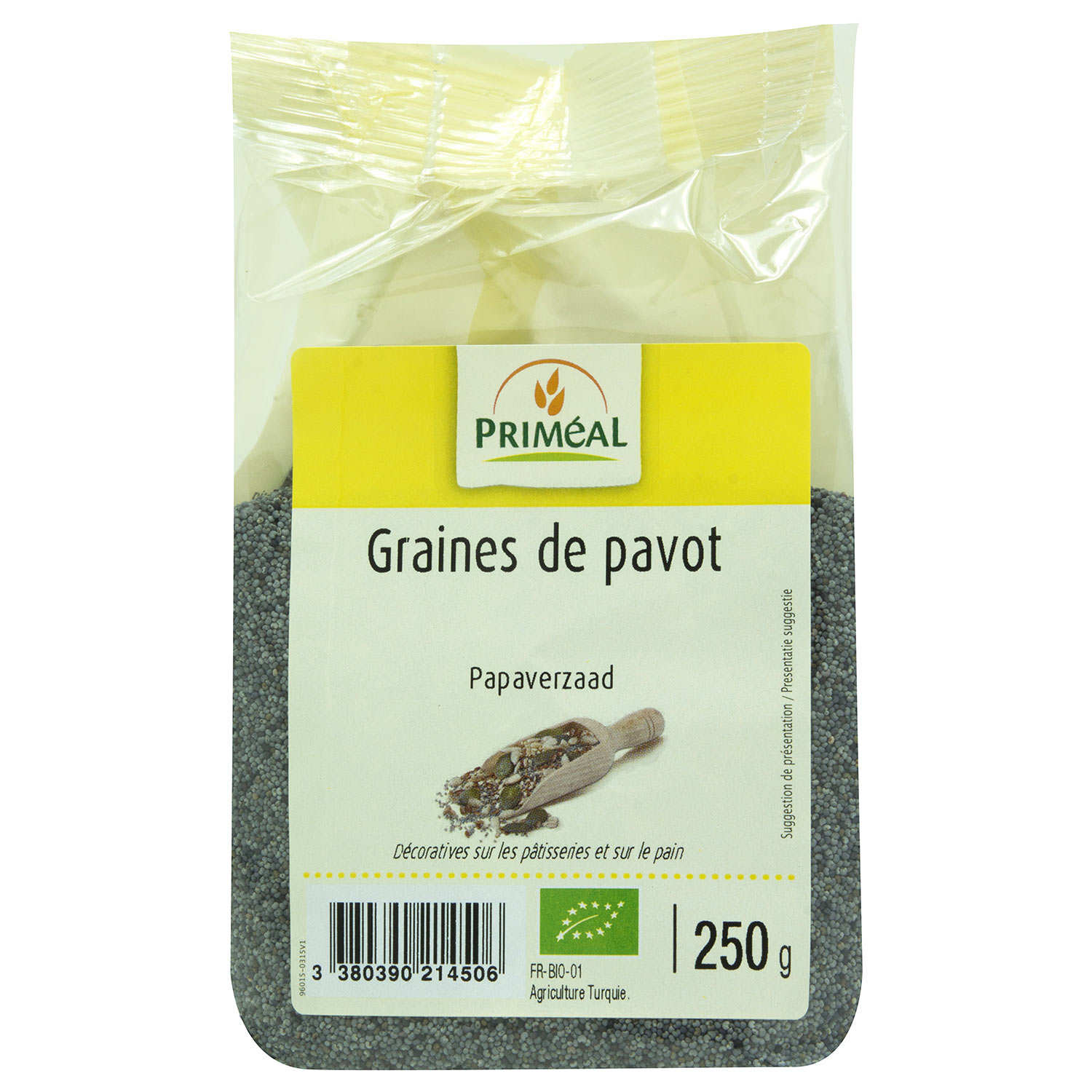 Graines de pavot bleu bio