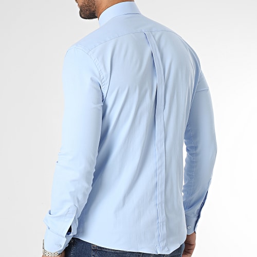 Chemise Manches Longues Bleu Clair