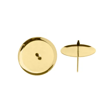 Glorex Kerzenhalter 4 Stück 10cm goldfarben