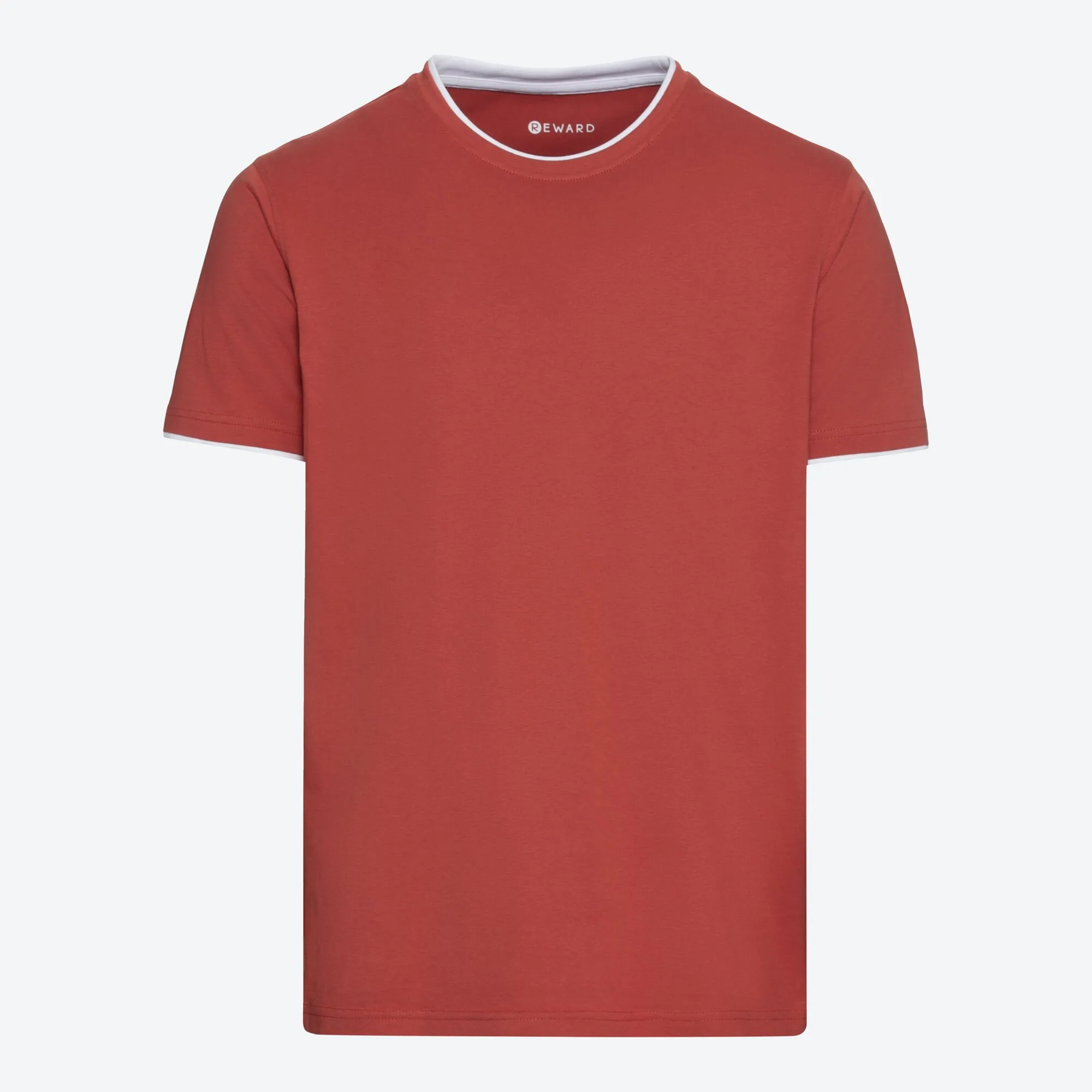 Herren-T-Shirt mit Kontrast-Einsätzen