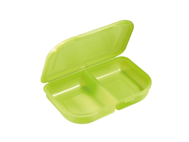 Herlitz Lunchbox 23 x 15.5 x 4 cm Türkis Funktionale Brotdose für unterwegs