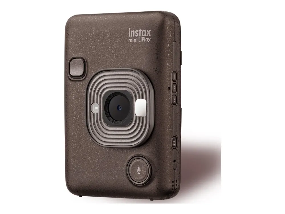 Fujifilm Instax Mini LiPlay - Digitalkamera - kompakt med hurtigfotoprinter - Bluetooth - dyb bronze