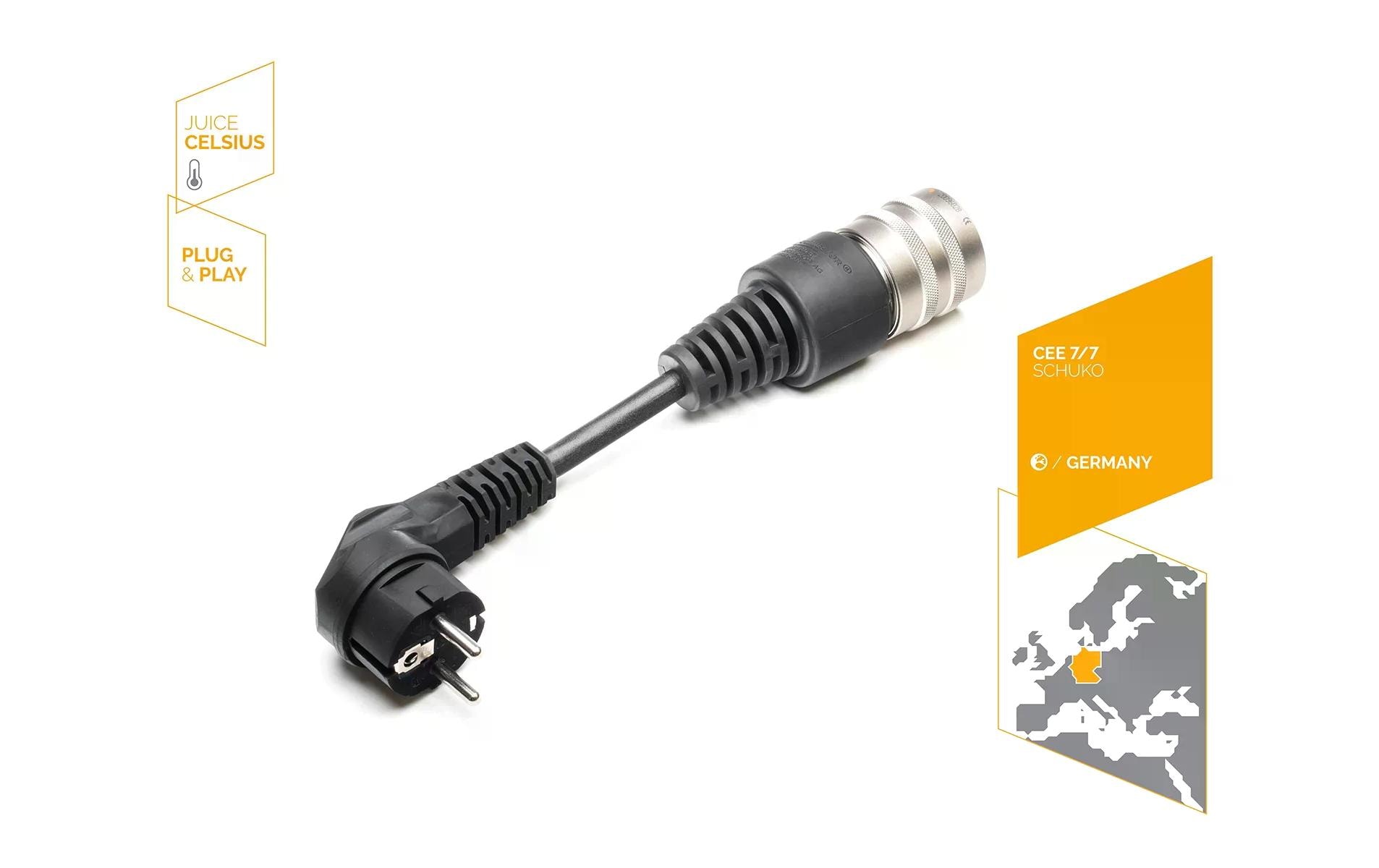Mobile Ladestation JUICE BOOSTER 3 air Master Traveller Set<br>Die smarte Ladelösung für Elektrofahrzeuge für zuhause oder unterwegs