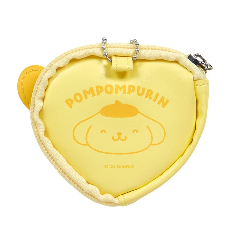 Sanrio - Sanrio - Mini doorzichtig etui met badge / sleutelhanger (POMPOMPURIN)