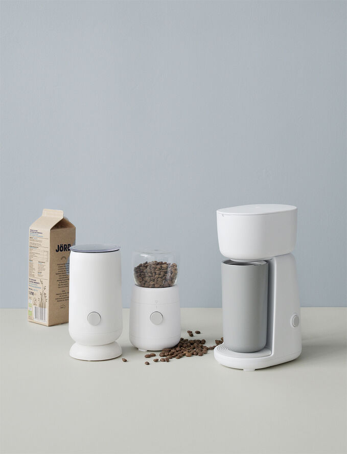 RIG TIG FOODIE elektrisk kaffekværn (EU) white White