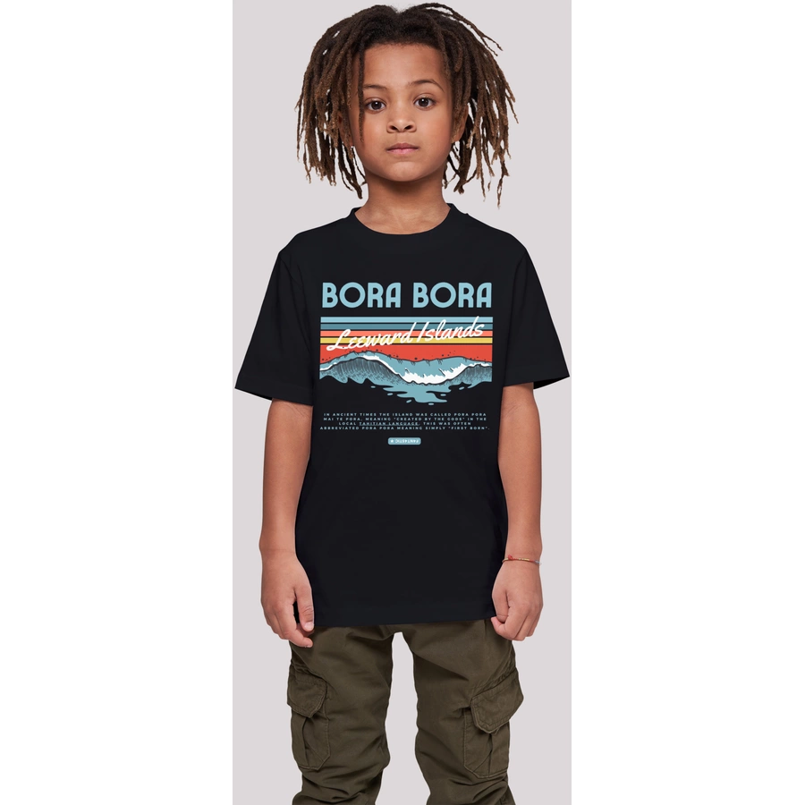 F4NT4STIC T-Shirt Bora Bora Leewards Island schwarz