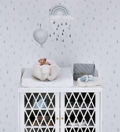 Cam Cam wickelunterlage - Quilted - 70x44 cm - Kohle
