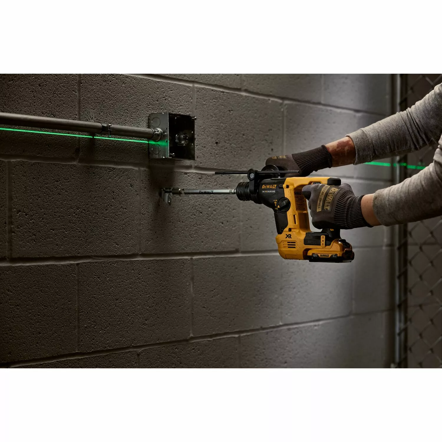 DeWALT DCH072NT-XJ 12V Li-ion XR Accu Boorhamer body in TSTAK koffer - SDS-Plus - 1.1 J