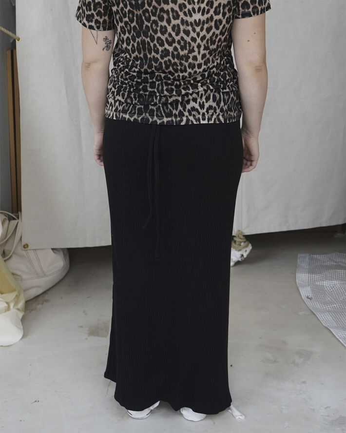 BASERANGE BRIG SKIRT Black