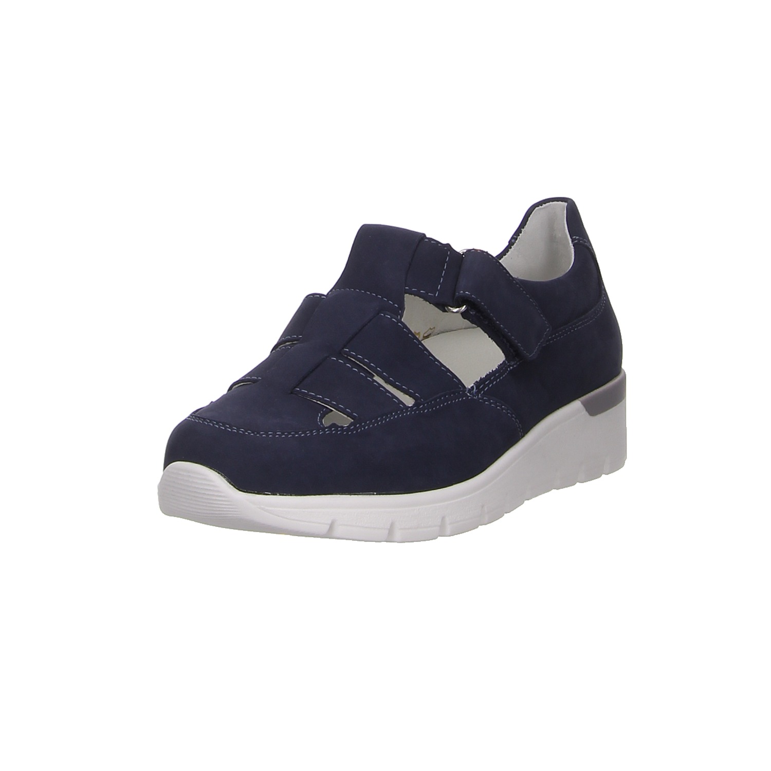 Waldläufer Slipper blau blau