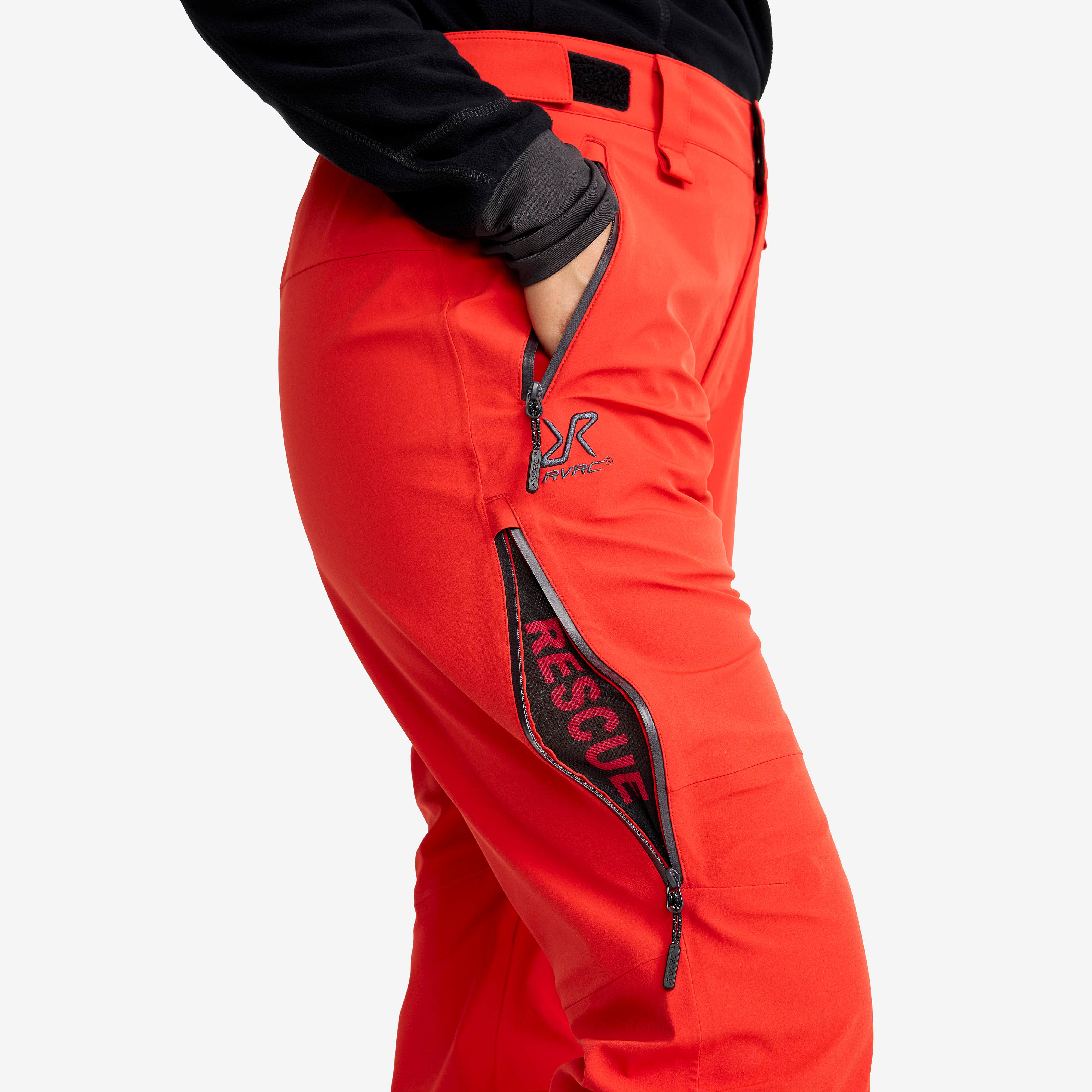 Cyclone 3L Shell Pants Dame Aurora Red
