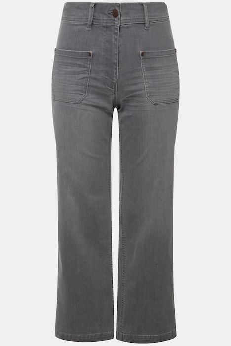 Jeans Mary, weites Bein, recycelt