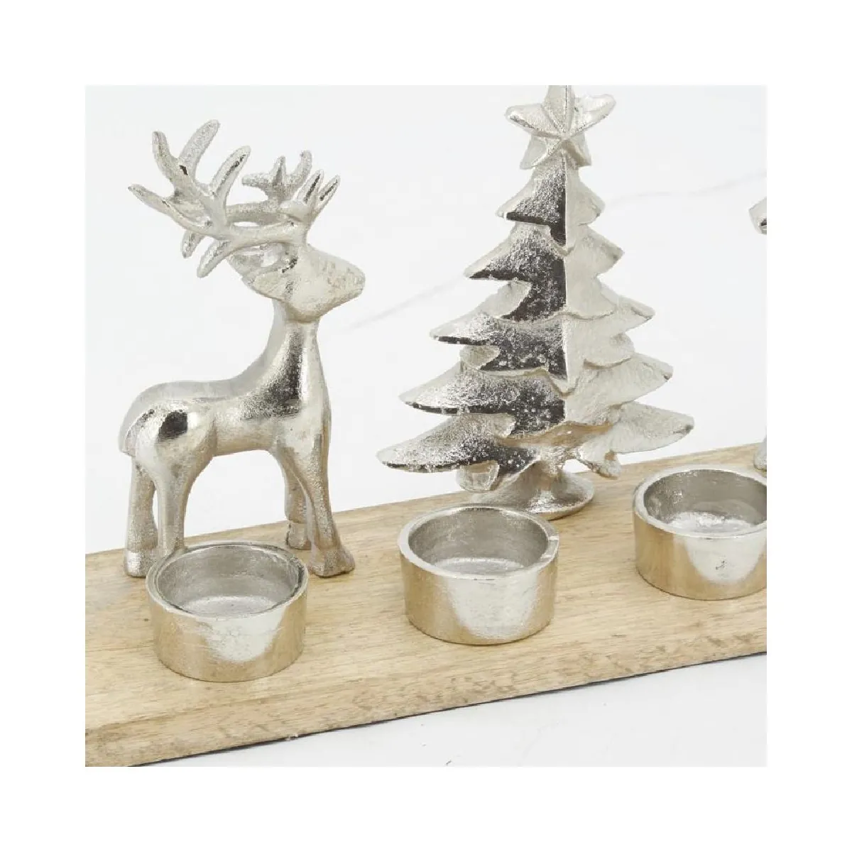 Support bougies aluminium et bois - Aubry Gaspard
