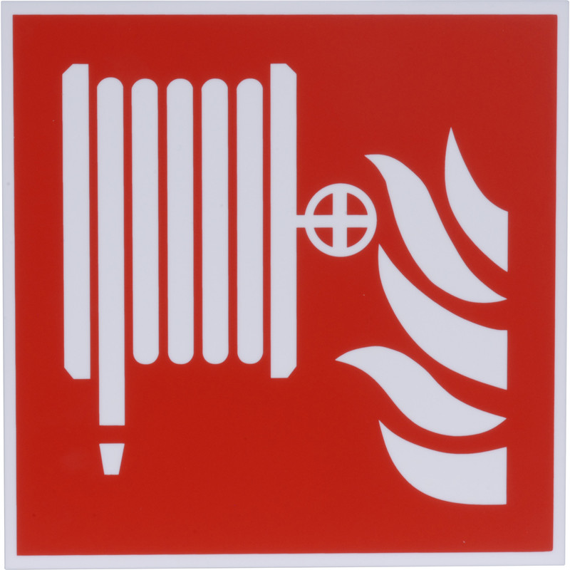 Pvc-bord plaats blusmiddel 20x20cm*