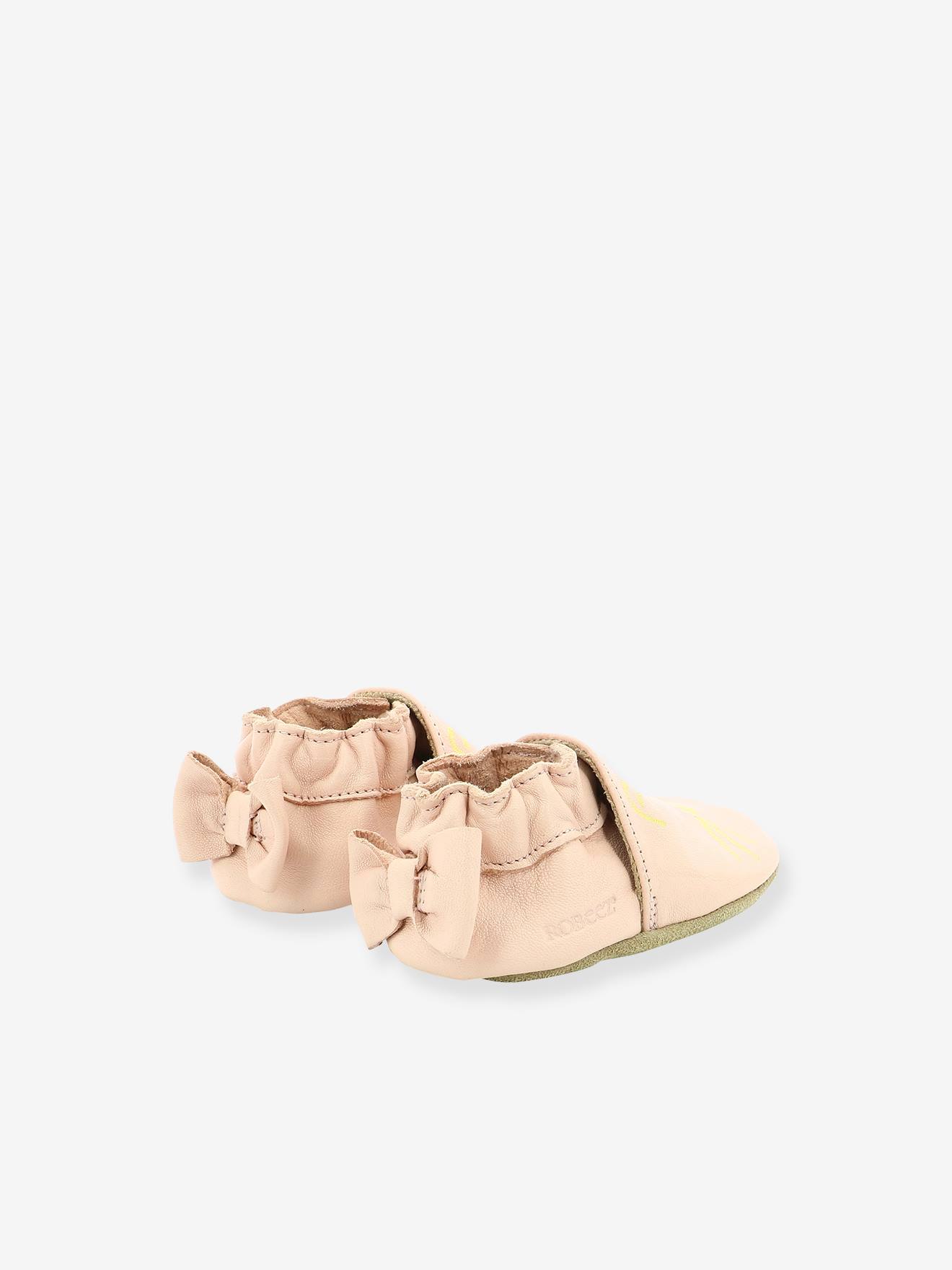 Botinhas ROBEEZ© Soft Soles Goldy Cat, azul-escuro, lisas com estampas