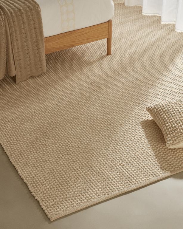Kave Home Mascarell vloerkleed 300x200 wit