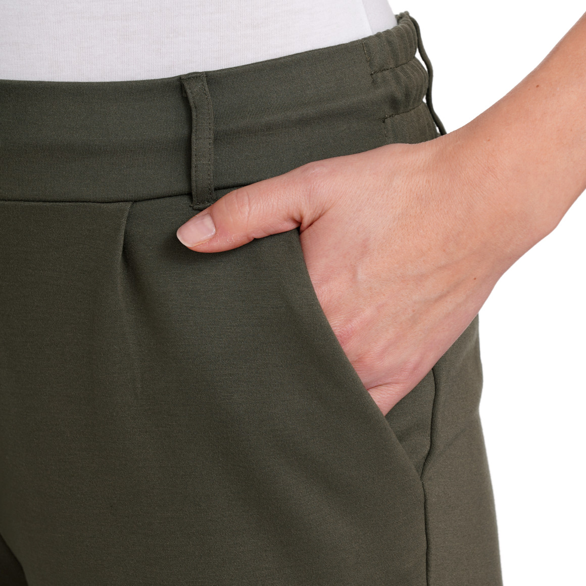 Gina Benotti Damen Jogpants mit Tunnelzug dunkelgrün