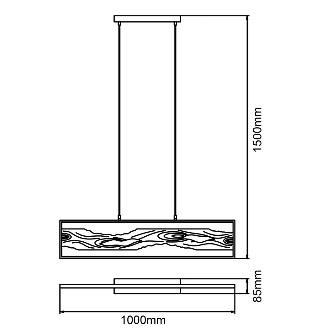 LED-Pendelleuchte Chaumont
