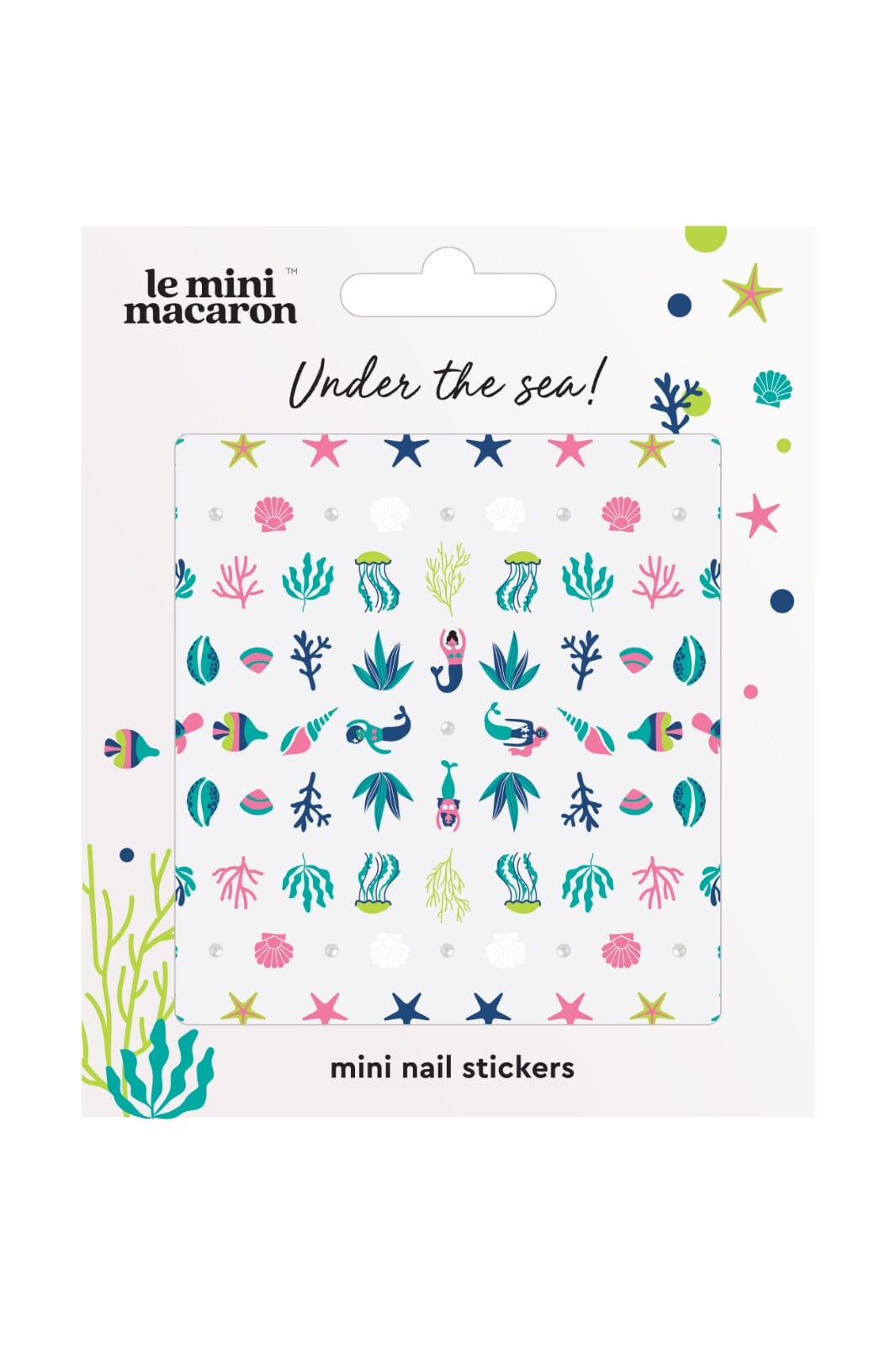 Le Mini Macaron Mini Nail Art under the sea