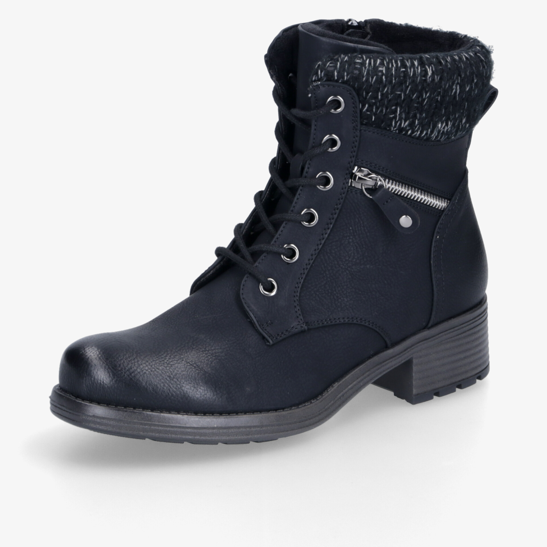 street shoes Damen Schnürstiefeletten schwarz