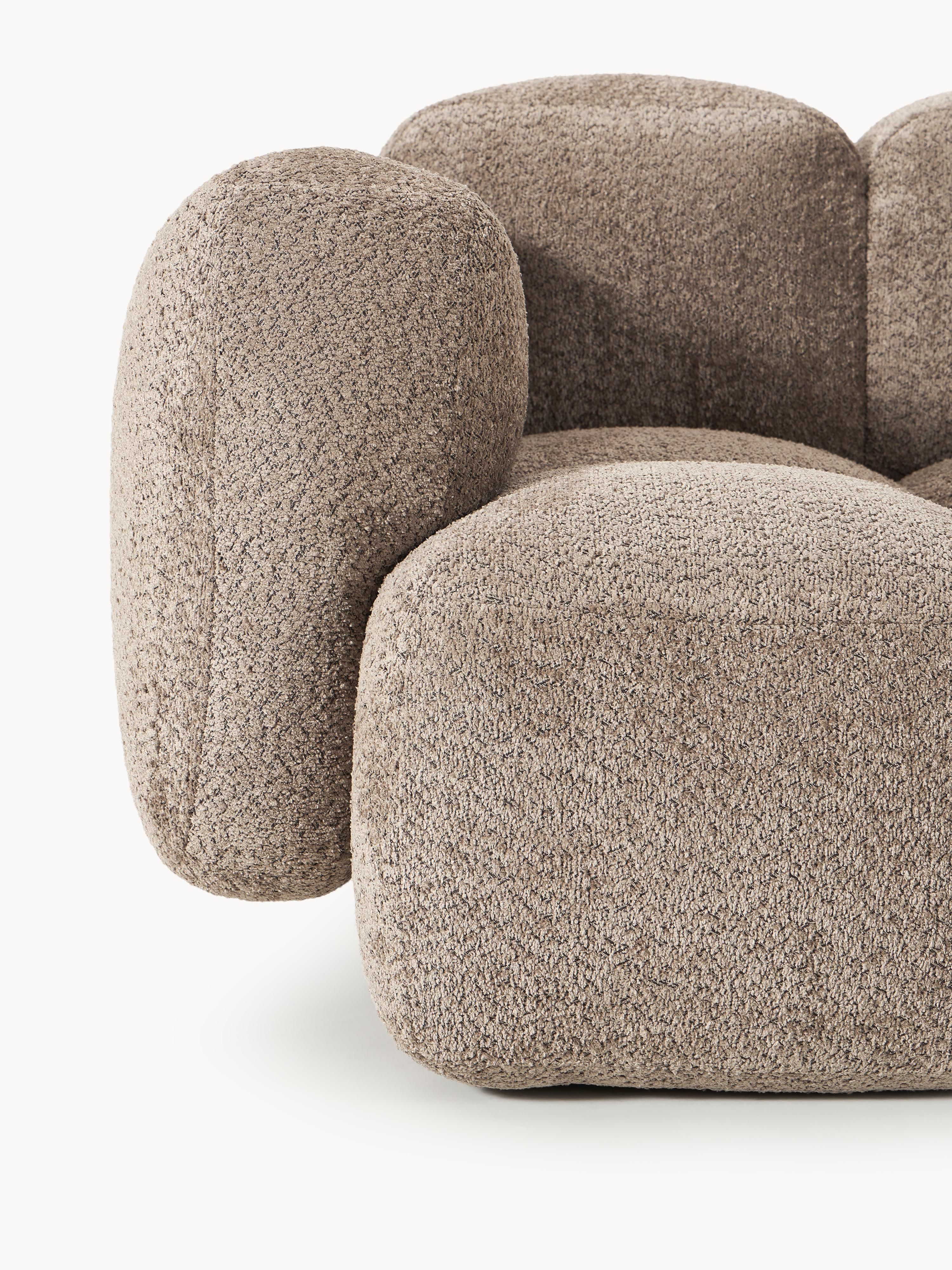 Modulaire bank Tayla (3-zits) van teddy bouclé